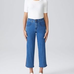 Universal Standard Side Stripe Crop Jeans